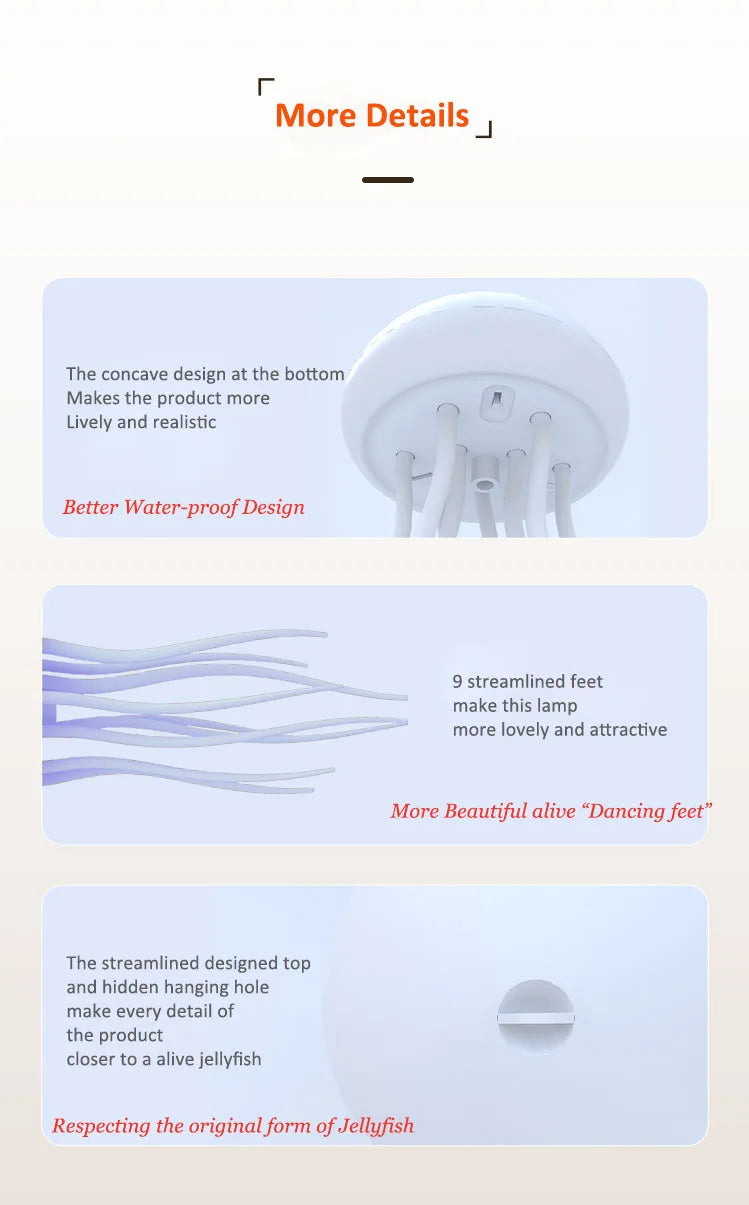 Cartoon Jellyfish Night Light